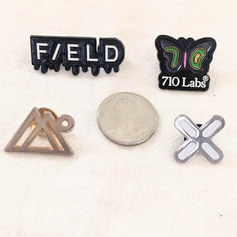 Lot of California Cannabis Brand Enamel Pins